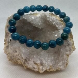 Bracelet en Apatite bleue