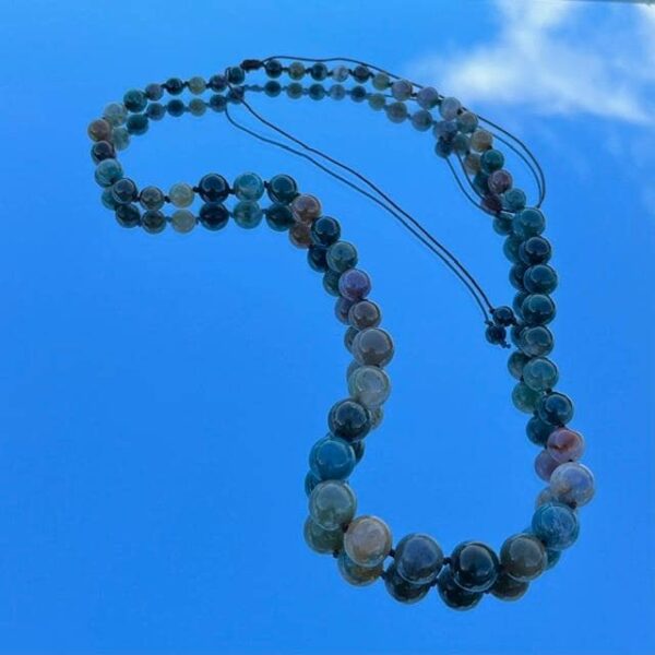 Collier ou Demi-mala en Agate Indienne – Image 3