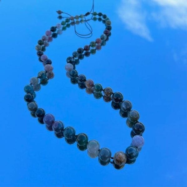 Collier ou Demi-mala en Agate Indienne – Image 2
