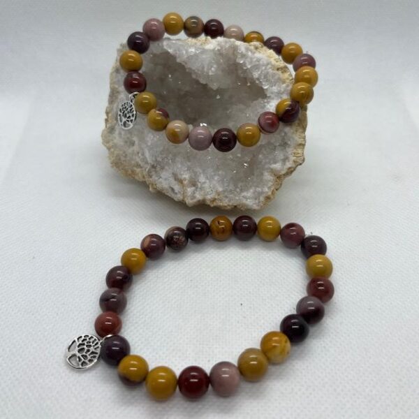 Bracelet en Jaspe Mokaïte – Image 4