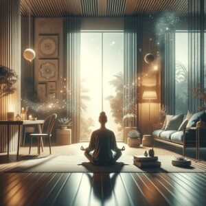 Préparation à la méditation avec un mala